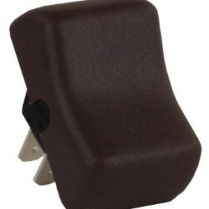 Rocker Switch  -  On/Off Brown