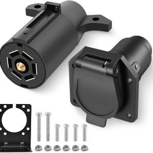 Trailer Connector Bracket - 7 Way Coated