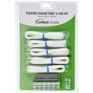Pleated Shade Repair Kit  -  White