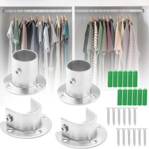 RV Closet Pole Socket Set