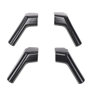 Rain Gutter Spouts  -  Black Rigid