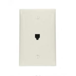 Phone Jack  -  White