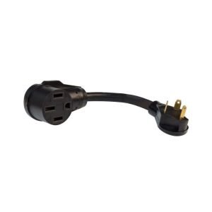 Adapter Cord  -  30 Amp Male to 50 Amp Female Black