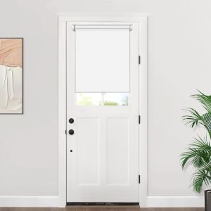 Entry Door Shade  -  23 x 32 Off White