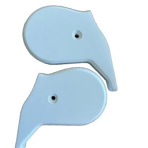 Awning End Cap  -  Left White Carefree